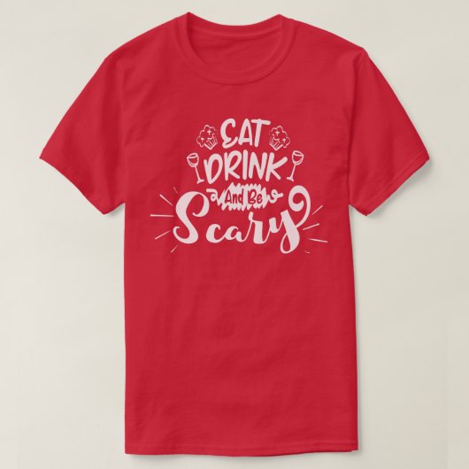 Eat Drink en zijn eng T-shirt (Design voorkant)