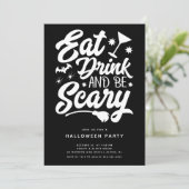 Eat Drink en zijn eng uitnodigend Kaart (Staand voorkant)