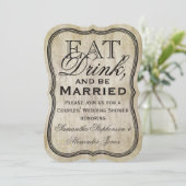  Eat, Drink en zijn gehuwde stellen Kaart (Staand voorkant)