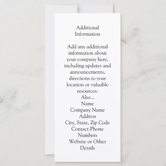 Eat, Drink, en zijn het Gedwongen Menu/Programma v (Achterkant)