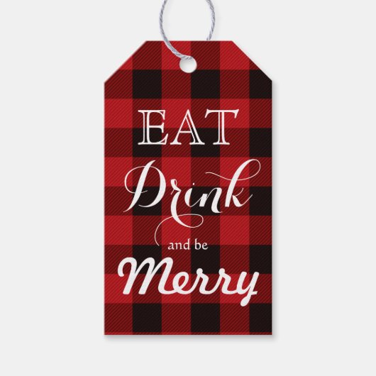 Eat Drink en zijn Merry Cadeaulabel (Voorkant)