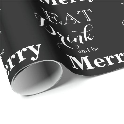 Eat Drink en zijn Merry Cadeaupapier (Rol Hoek)