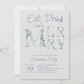 Eat Drink en zijn Merry  Kerstmis Kaart (Voorkant)