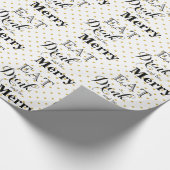 Eat Drink en zijn Merry | polka-puntpatroon Cadeaupapier (Hoek)