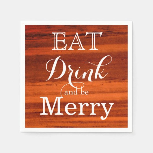 Eat Drink en zijn Merry Servetten (Voorkant)