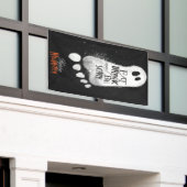 Eat Drink en zijn Scary Ghost Spandoek (Buitenkant Gebouw)