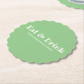 Eat & Drink Fun Kartonnen Onderzetters (Gekanteld)