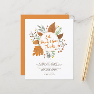 Eat Drink & Geef Bedankt Thanksgiving Wreatparty