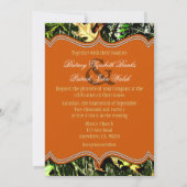 Eat Drink gehuwde jachtwedstrijduitingen Kaart (Achterkant)