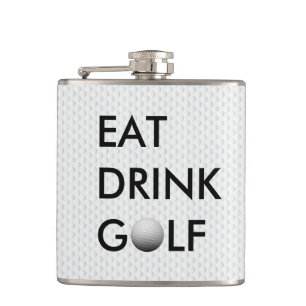 Eat Drink Golfkolf Heupfles