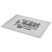 Eat Drink Grandpas Grill Barbeque Snijplank (Hoek)