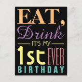 Eat, Drink Het is mijn eerste uitnodiging van de D (Voorkant)