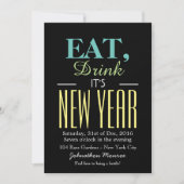 Eat, Drink Het is nieuwjaar Kaart (Voorkant)