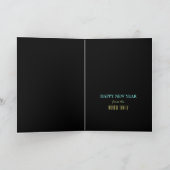 Eat, Drink Het is nieuwjaarsgroet Kaart (Binnen)