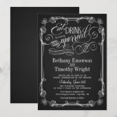 Eat Drink: huwelijkshuwelijk Kaart (Voorkant / Achterkant)