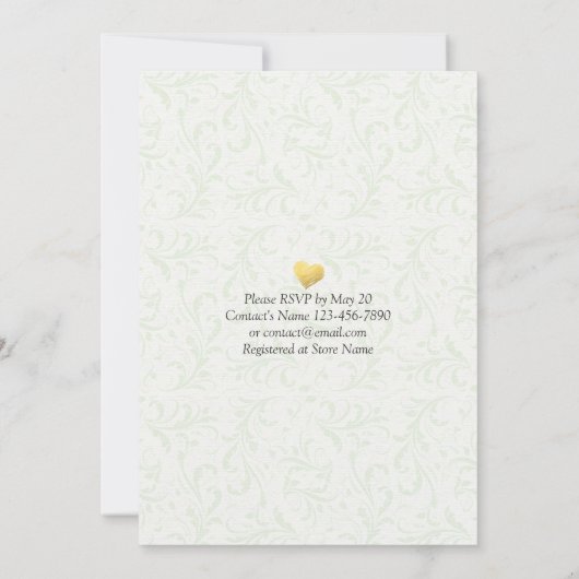 EAT-Drink: huwelijksweddenschap met gouden ananana Kaart (Achterkant)