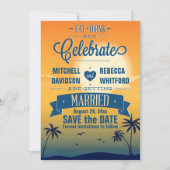 Eat Drink in Celebrate Summer Sunset Save the Date (Voorkant)