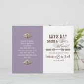 Eat, Drink in Get Married, Formal Wedding Program (Staand voorkant)
