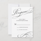 EAT, DRINK IN VERS WIT  | RSVP CARD (Voorkant)