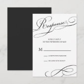 EAT, DRINK IN VERS WIT | RSVP CARD KAARTJE (Voorkant / Achterkant)