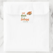 Eat Drink is dankbare Sticker (Tas)