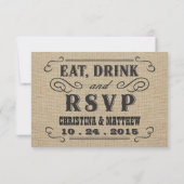 Eat Drink is gehuwd rond bruiloft RSVP (Achterkant)