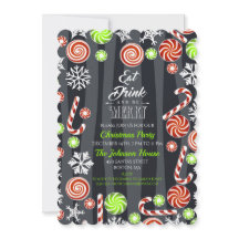 Eat Drink is Merry Kerstmis Snoep Snowflakes