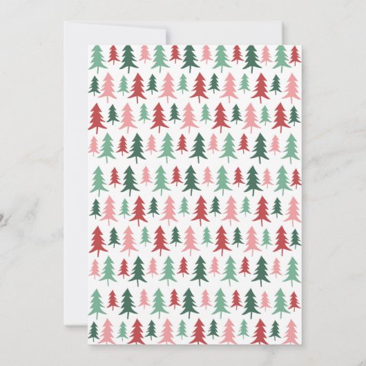 Eat Drink is prettige kerstfeestdag Kaart (Achterkant)