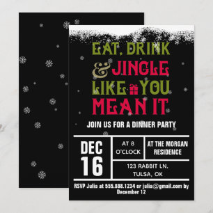 Eat, Drink & Jingle Holiday Party nodigt uit Kaart