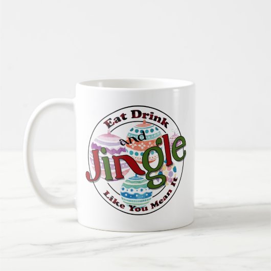 Eat Drink & Jingle Koffiemok (Links)