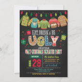 Eat, Drink kan een lelijke kerstairpartij zijn Kaart (Voorkant)