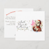 Eat Drink & Merry Christmas Card (Voorkant / Achterkant)