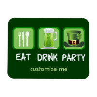 Eat Drink Party Funny St. Patrick's Day