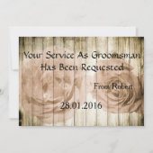 Eat Drink & Suitup Wooden Zal je mijn beste zijn? Kaart (Achterkant)