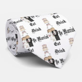 Eat, Drink, trouwen Stropdas (Opgerold)