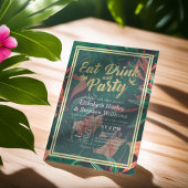 EAT-Drink voor elegante tropische ventilatoren en  Kaart