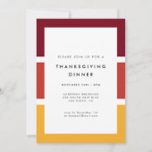 Eat Drink Wees dankbaar voor het diner van de Than Feestdagenkaart (Achterkant)