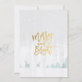 Eat Drink Wees vrolijk kerstfeest Kaart (Achterkant)