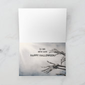 Eat Drink: Zombie Skeleton Halloween Kaart (Binnen)