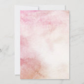 EAT Drinken & Feest Moderne Waterverf Bloem Bruilo Kaart (Achterkant)