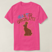 Eat Easter Chocolate Bunny Funny Easter T-shirt (Design voorkant)