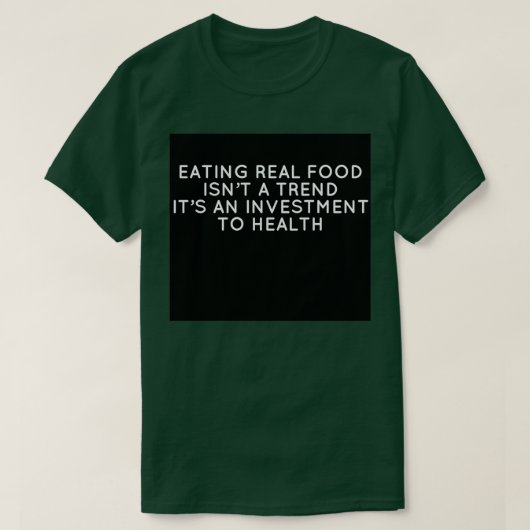 EAT echt eten vandaag T-shirt (Design voorkant)