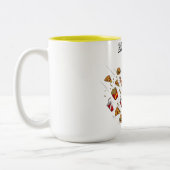 Eat Fight Repeat Tweekleurige Koffiemok (Links)