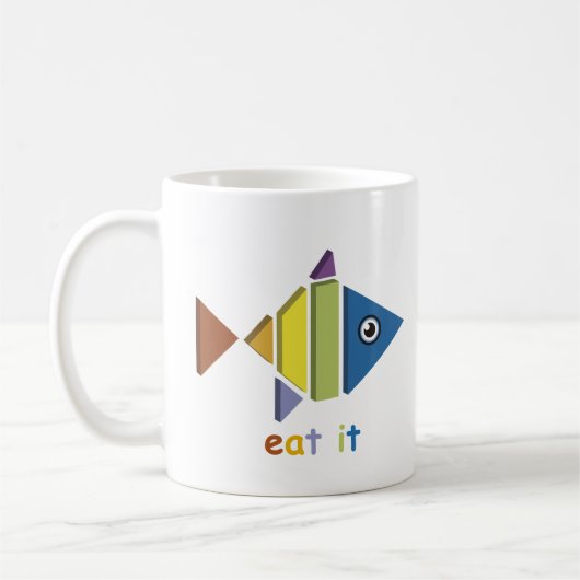 Eat fish koffiemok (Links)