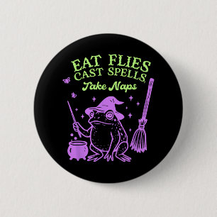 Eat Flies - Uitgebrachte spreuken. Doe dutjes Ronde Button 5,7 Cm
