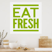 Eat Fresh Poster (Keuken)