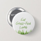 Eat Grass-Fed Lamb Ronde Button 5,7 Cm (Voorkant /achterkant)