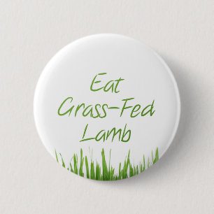 Eat Grass-Fed Lamb Ronde Button 5,7 Cm