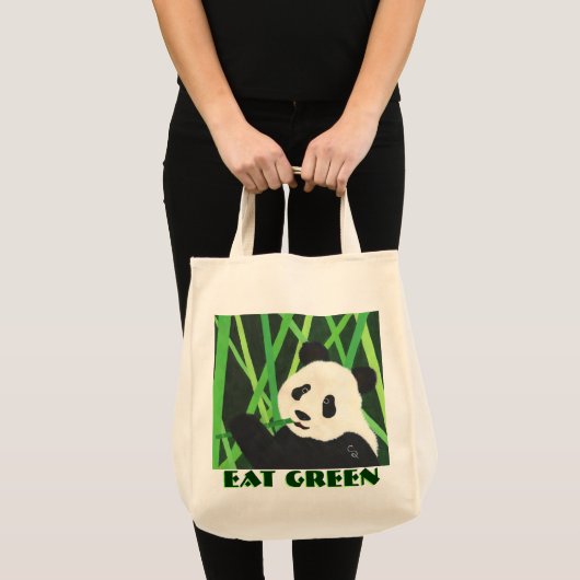 Eat Green Tote Bag (Voorkant (product))