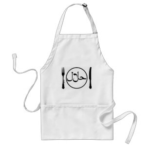 Eat Halal Standaard Schort
